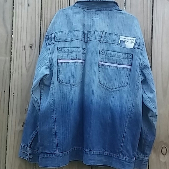 Black Label/long sleeve/ Jean Jacket - Picture 7 of 8